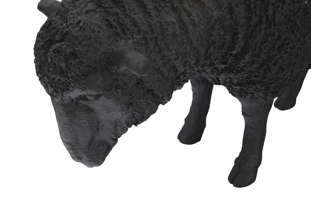 Sheep Sculpture, Black