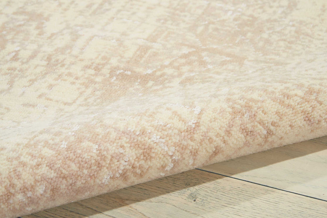 Nourison Silk Elements 2'x3' White  Area Rug