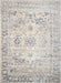 kathy ireland Home Malta MAI05 Blue and Ivory 4'x6' Area Rug