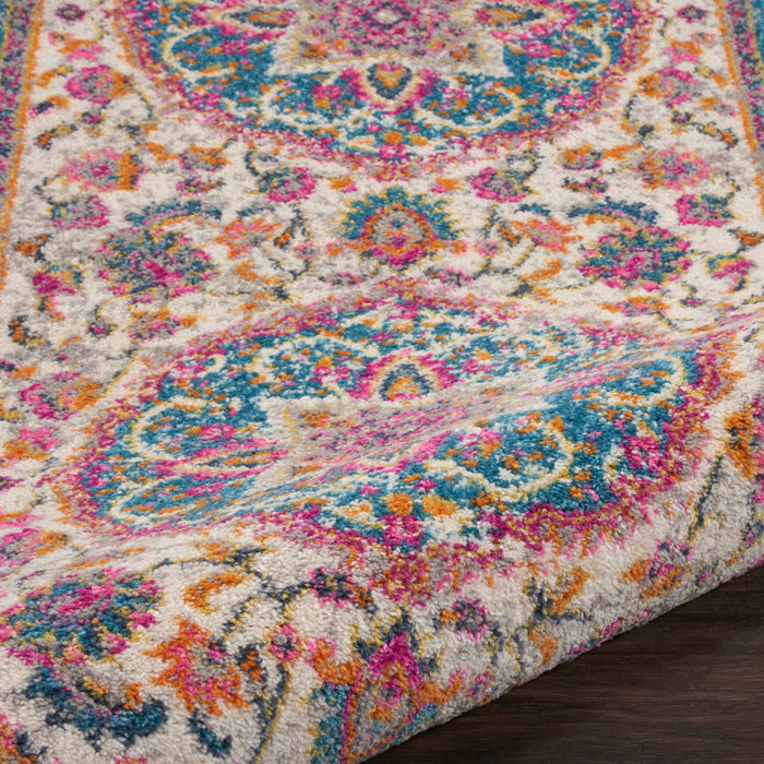 Nourison Passion Bohemian Ivory Multi Colored Area Rug