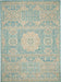 Nourison Azura AZM02 Aqua 8'x11' Pure Wool Handcrafted Rug