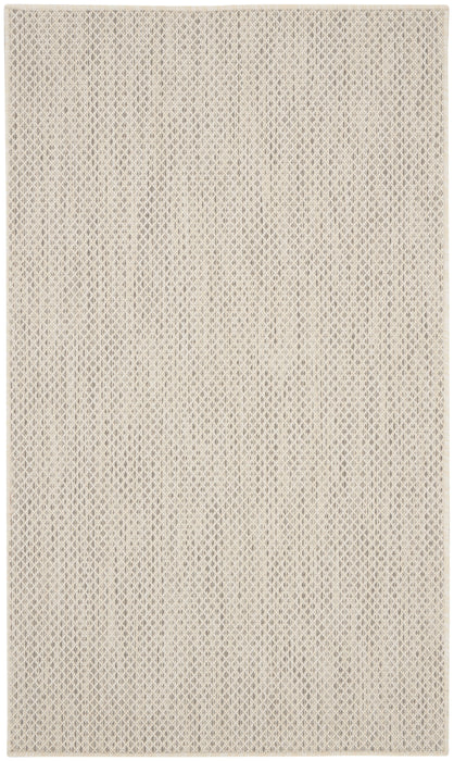 Nourison Courtyard 3'x5' Ivory Silver Area Rug