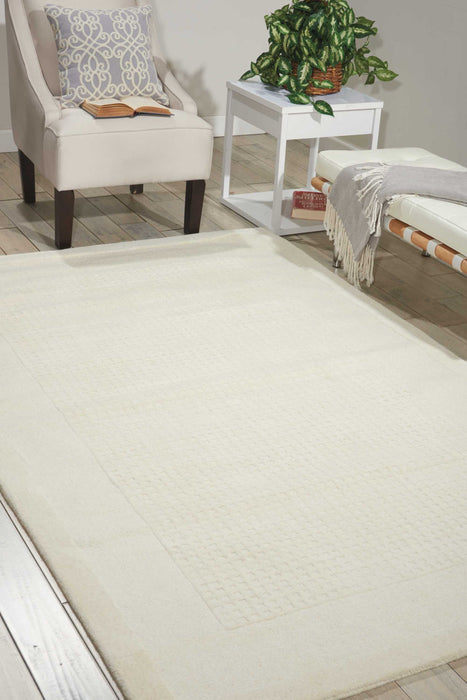 Nourison Westport WP20 White 5'x8'  Area Rug