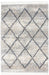 Nourison Oslo Shag OSL01 5'x8' Silver Grey Scandinavian Shag Rug