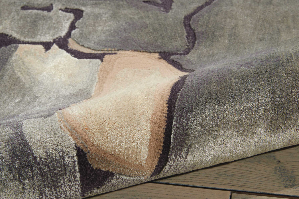 Nourison Prismatic PRS02 Beige and Grey 6'x8'  Area Rug
