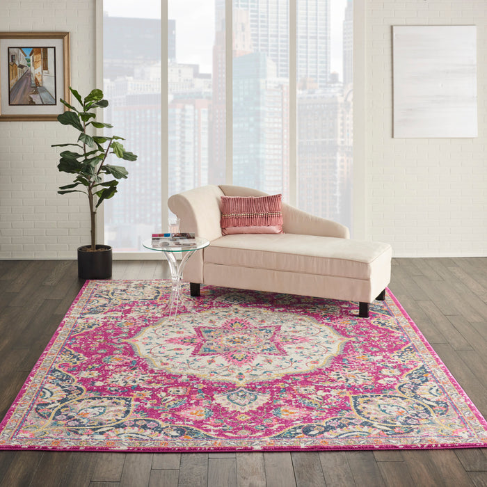 Nourison Passion Bohemian Pink Colored Area Rug