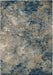 Nourison Artworks ATW02 Blue and Grey 6'x8' Abstract Area Rug