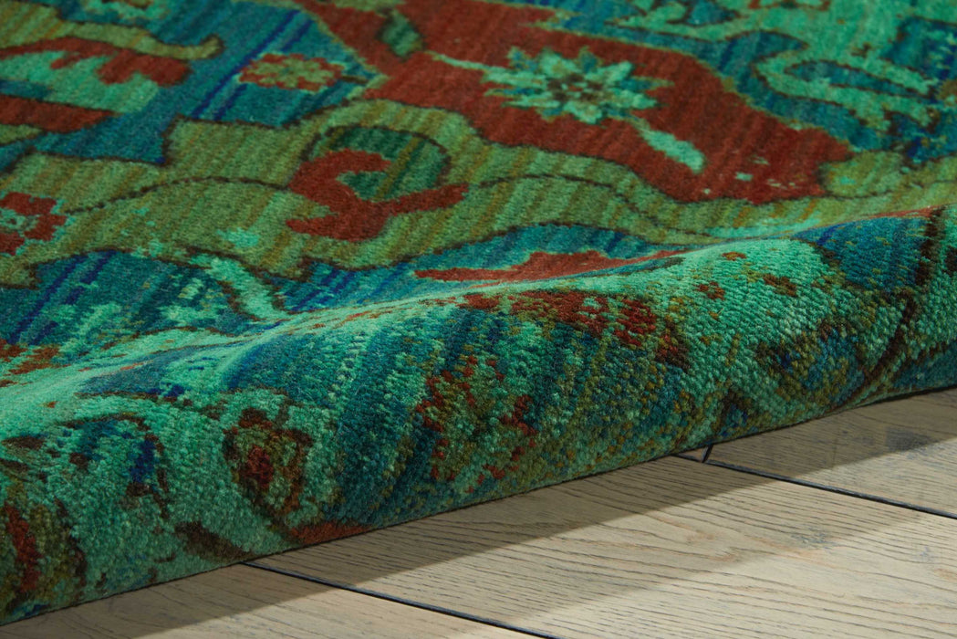 Nourison Timeless TML09 Green 9'x12'   Rug