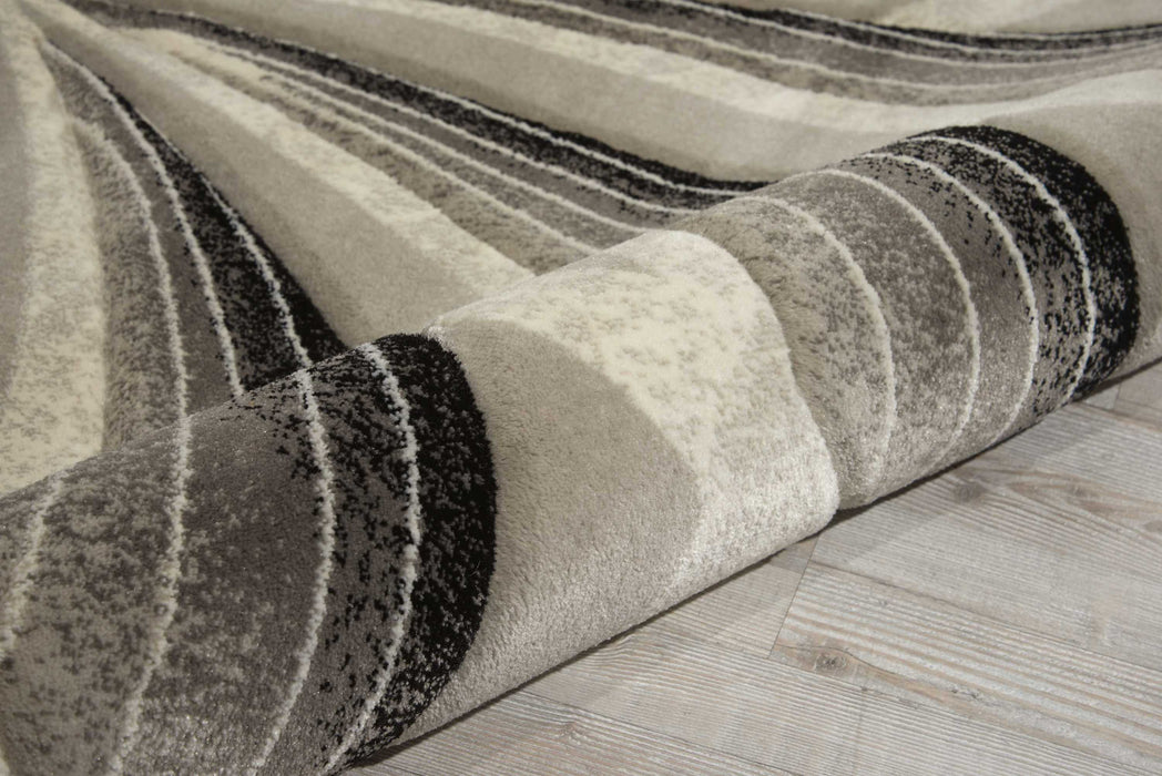 Nourison Soho SOH03 Grey 4'x6'  Area Rug