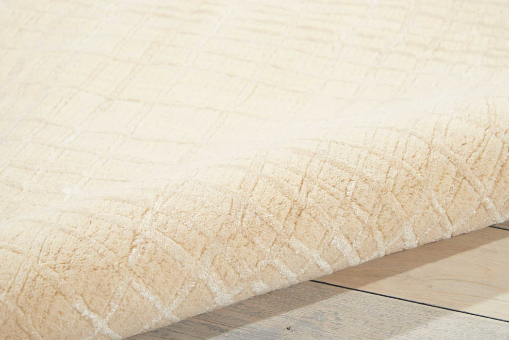 Nourison Nepal NEP03 White 4'x6'  Area Rug