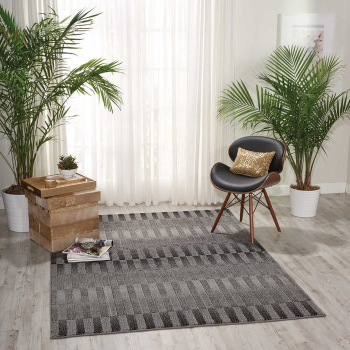 Nourison Studio STU05 Grey 8'x11'   Rug