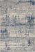 Nourison Rustic Textures RUS10 Blue and Grey 5'x7' Abstract Area Rug