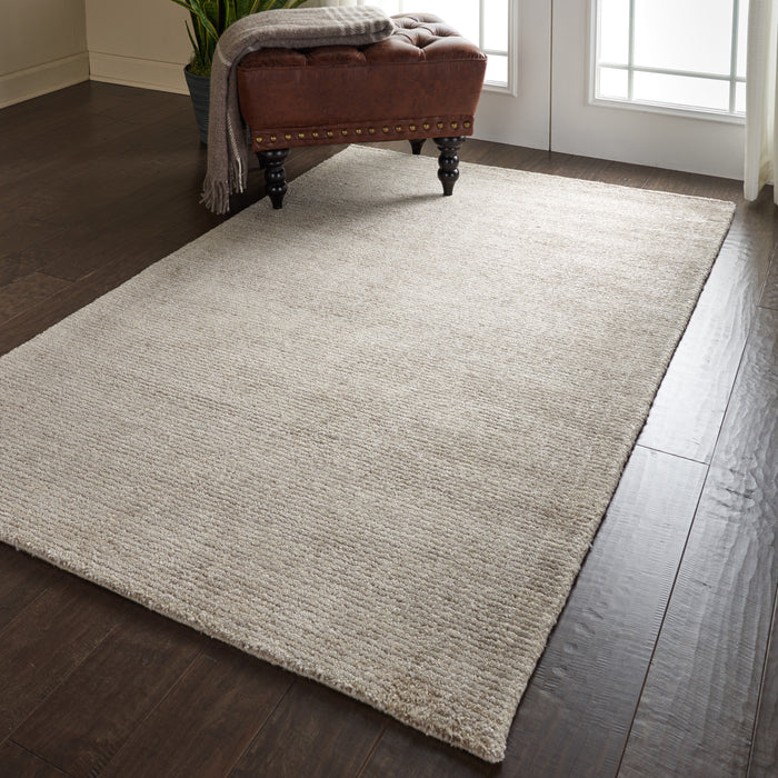 Nourison Weston WES01 Taupe 4'x6' Contemporary Area Rug