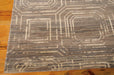 Nourison Silken Allure SLK24 Grey 5'x8' Area Rug