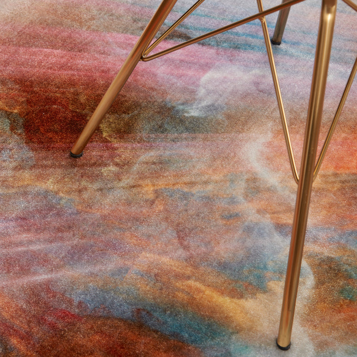 Nourison Le Reve LER04 Multicolor 5'x7' PhotoReal Area Rug