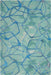 Nourison Symmetry SMM05 Aqua 5'x8' Area Rug