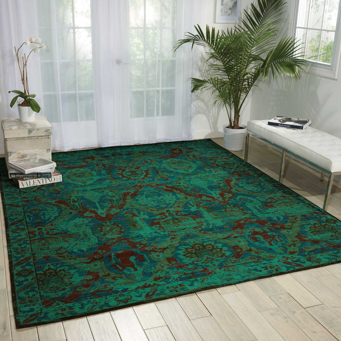 Nourison Timeless TML09 Green 9'x12'   Rug