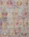 Nourison Ankara Global ANR06 White and Orange 8'x10' Large Low-pile Rug