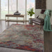Nourison Artworks ATW02 Grey Multicolor 6'x8' Abstract Area Rug