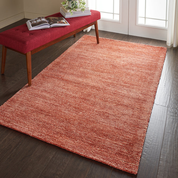 Nourison Weston WES01 Red 5'x8' Contemporary Area Rug