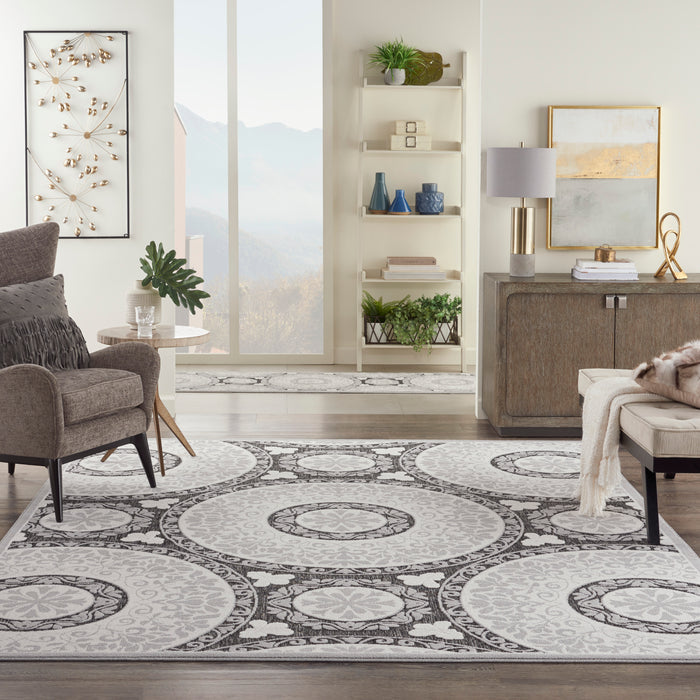 Nourison Key Largo 9'x12' Grey Area Rug