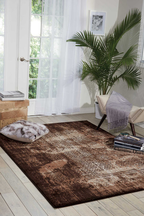 Nourison Karma KRM01 Brown 5'x7'  Area Rug