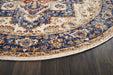 Nourison Lagos LAG01 Multicolor 5' Round Area Rug