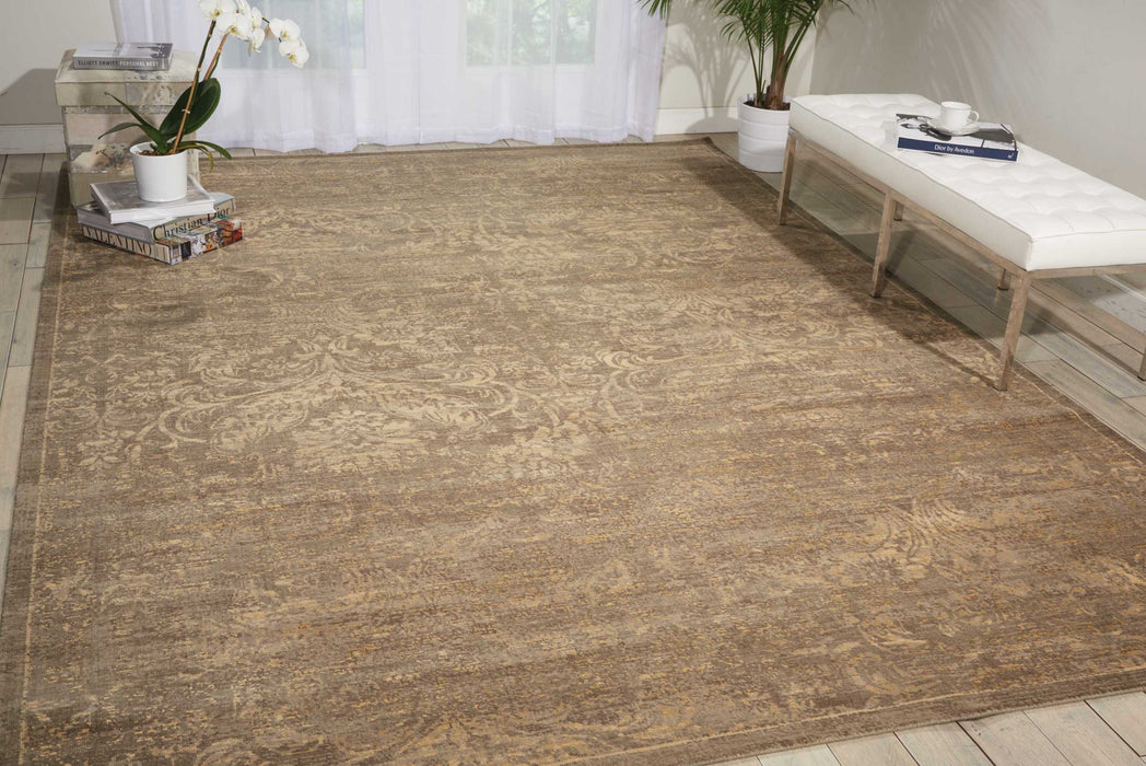 Nourison Silken Allure SLK19 Beige 9'x12' Rug