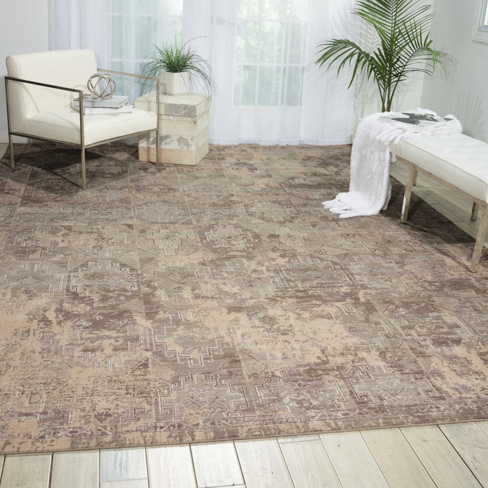Nourison Silk Elements SKE19 Beige 8'x10' Rug