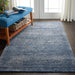 Nourison Weston WES01 Blue 5'x8' Contemporary Area Rug