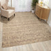 Nourison Silk Elements SKE22 Beige 8'x10' Rug