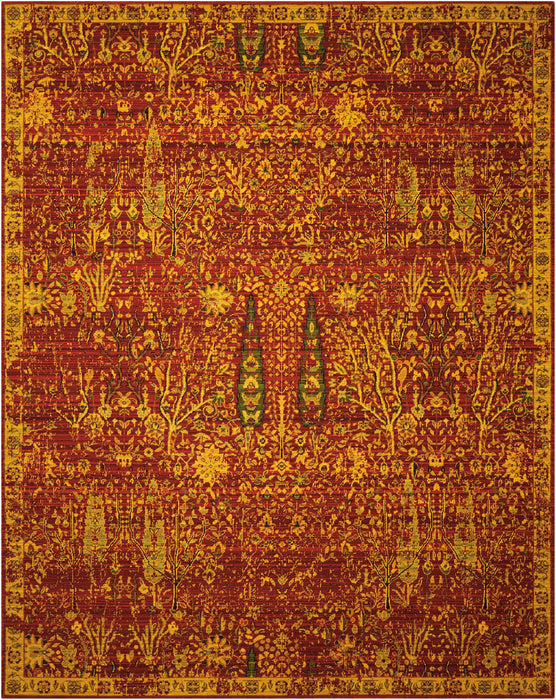 Nourison Timeless TML04 Red 9'x12'   Rug