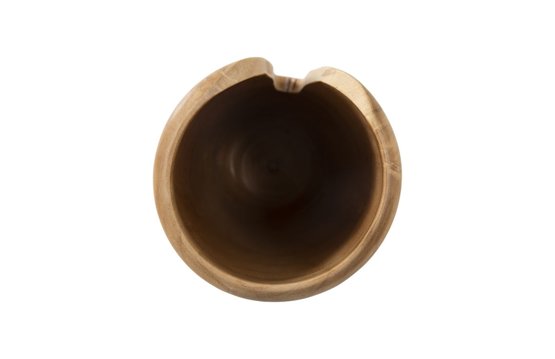 Interval Wood Vase, Natural, Large