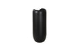 Interval Wood Vase, Black, Medium