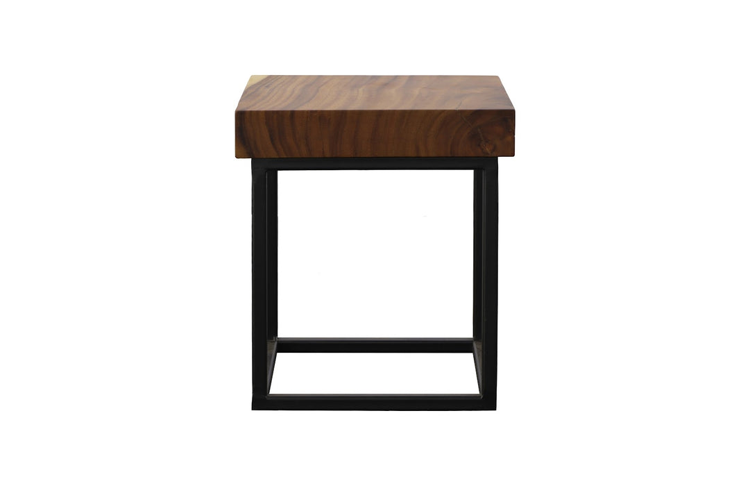 Cubic Side Table, Black Base