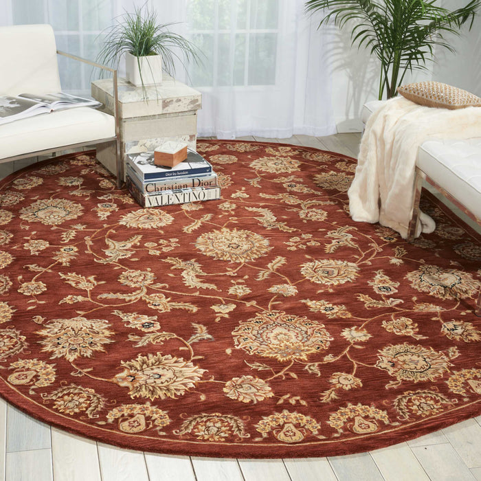 Nourison 2000 2421 Rust 10' Oval  Area Rug