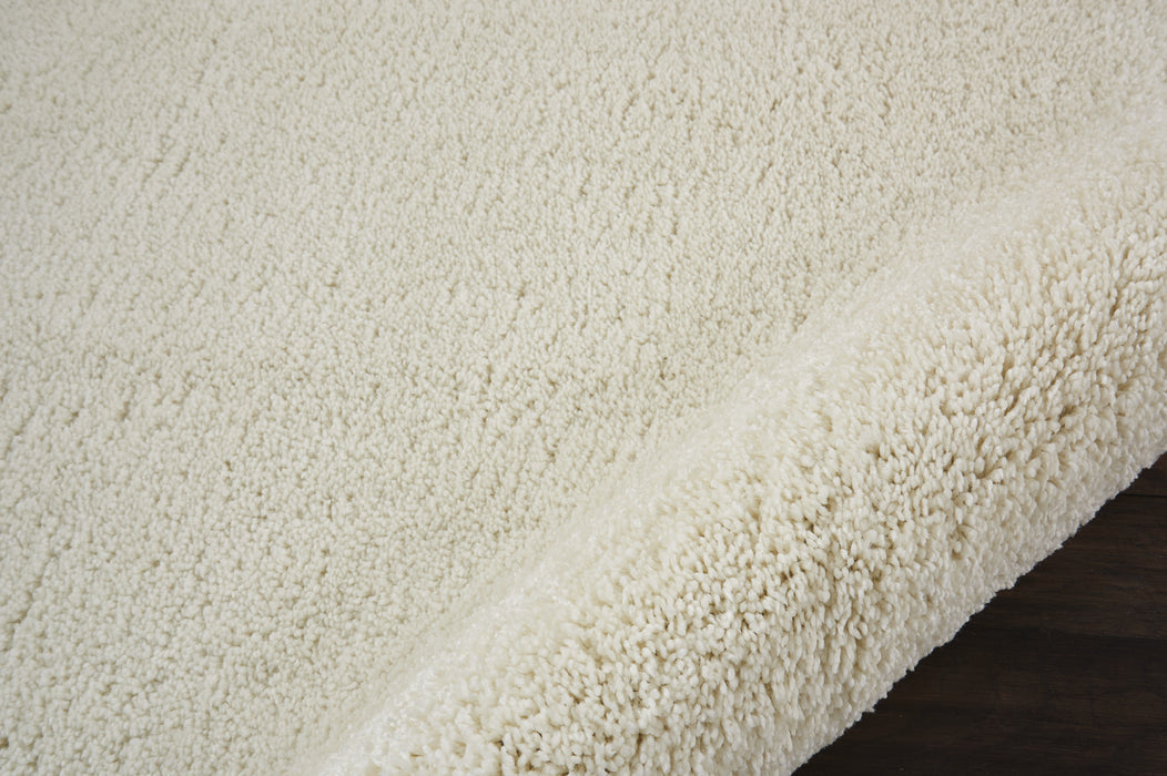 Nourison Malibu Shag MSG01 White 7'x10' Large  Rug