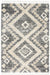 Nourison Oslo Shag OSL02 4'x6' Charcoal Grey Scandinavian Shag Rug