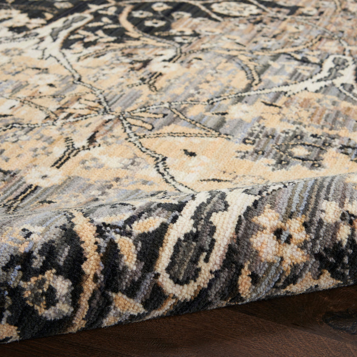 Nourison Majestic 8'x10' Charcoal Grey Vintage Area Rug