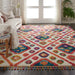 Nourison Nomad NMD03 White Multicolor 8'x11' Oversized Rug