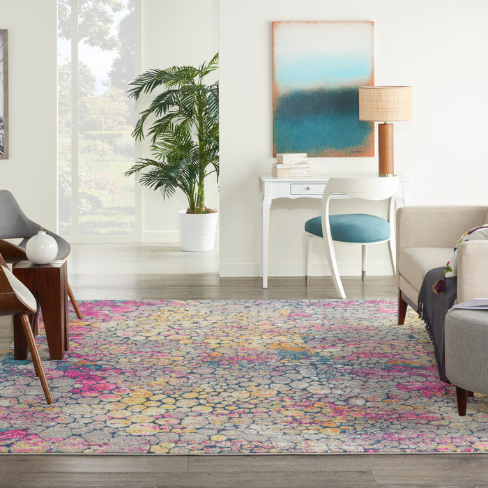Nourison Passion 7'x10' Yellow Multicolor   Area Rug