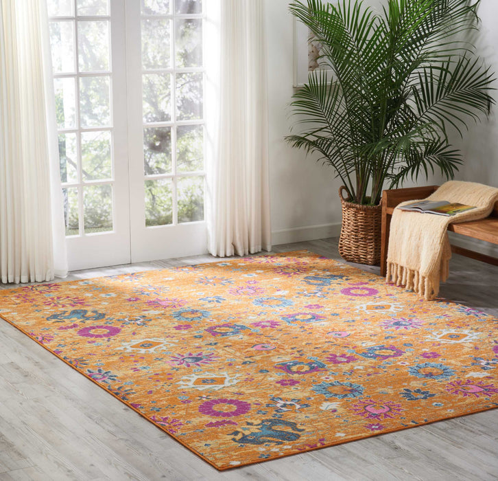 Nourison Passion PSN01 Orange 8'x10' Large  Rug