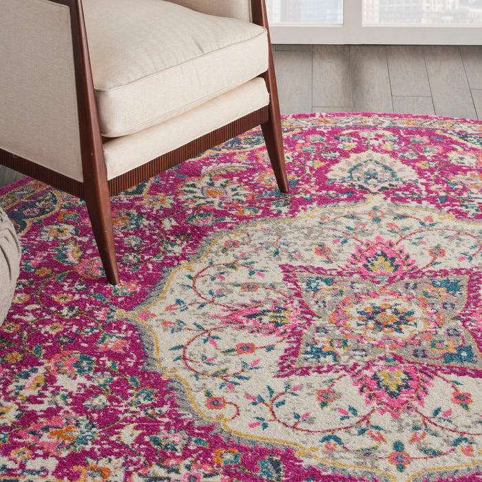 Nourison Passion Bohemian Pink Colored Area Rug