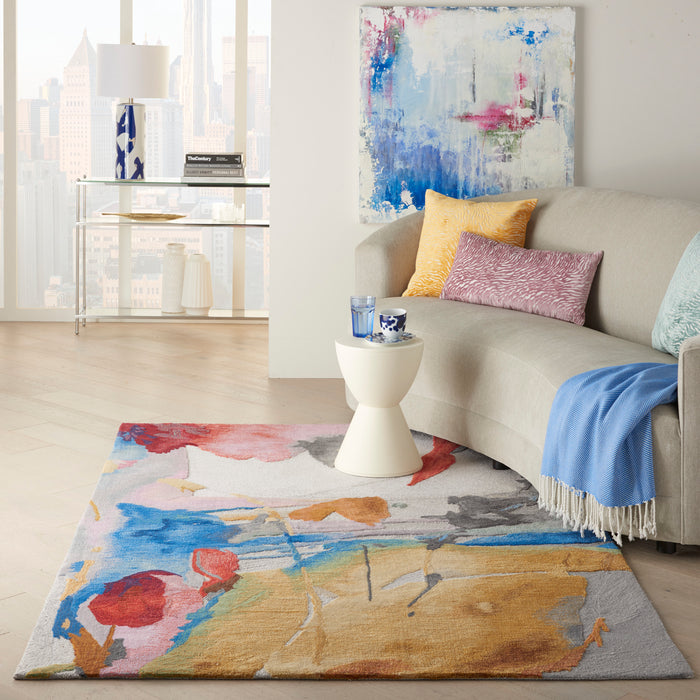 Nourison Symmetry 4'x6' Area Rug