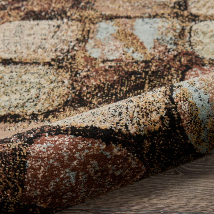 Nourison Modesto 8'x11' Charcoal   Area Rug
