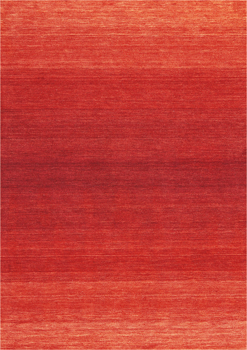 Calvin Klein Linear Glow GLO01 Red 5'x8' Area Rug