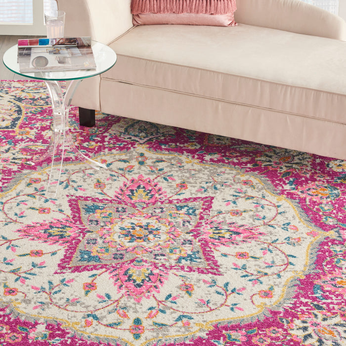 Nourison Passion Bohemian Pink Colored Area Rug