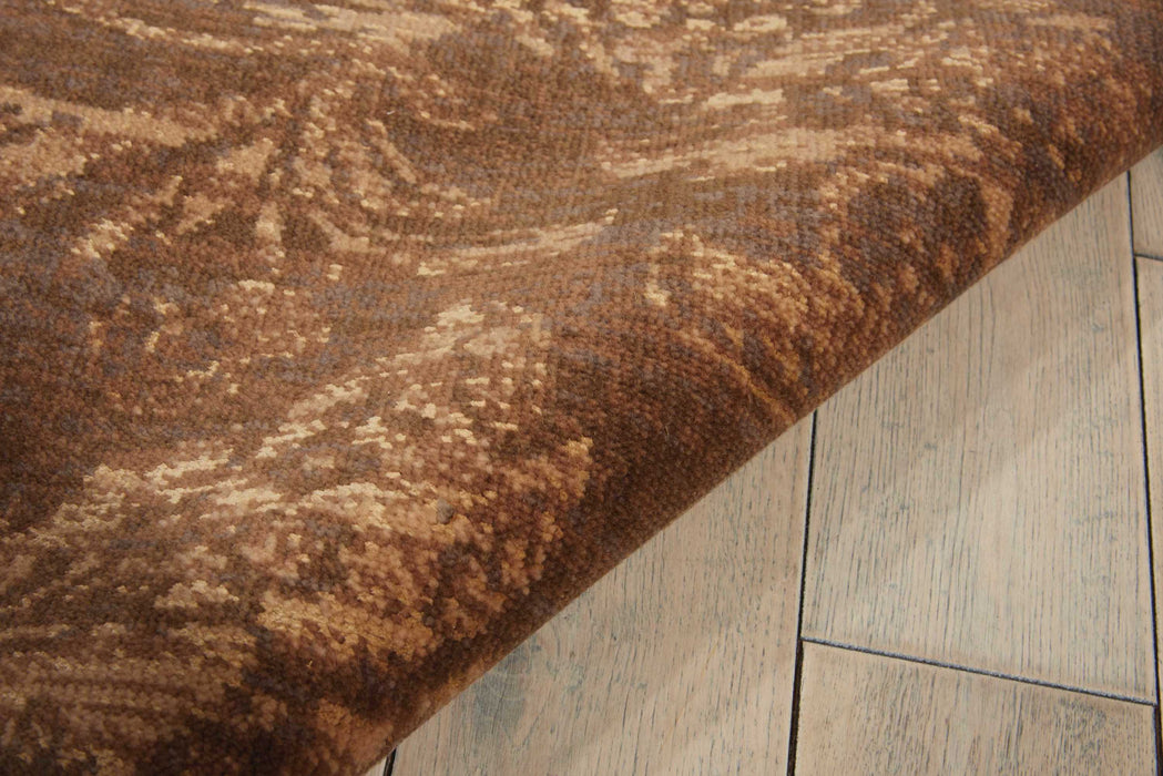 Nourison Silken Allure SLK19 Brown 10'x14' Rug