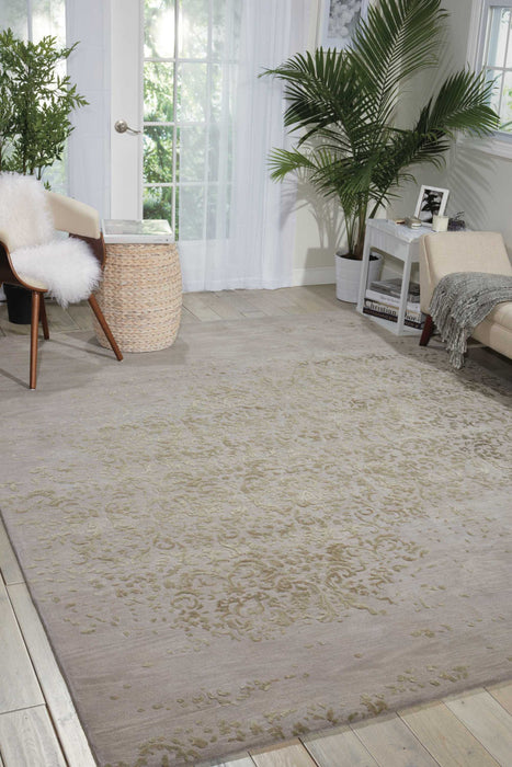 Nourison Opaline OPA08 Grey 4'x6' Area Rug