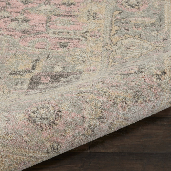 Nourison Tranquil TRA06 Pink and Beige 9'x12' Oversized  Rug